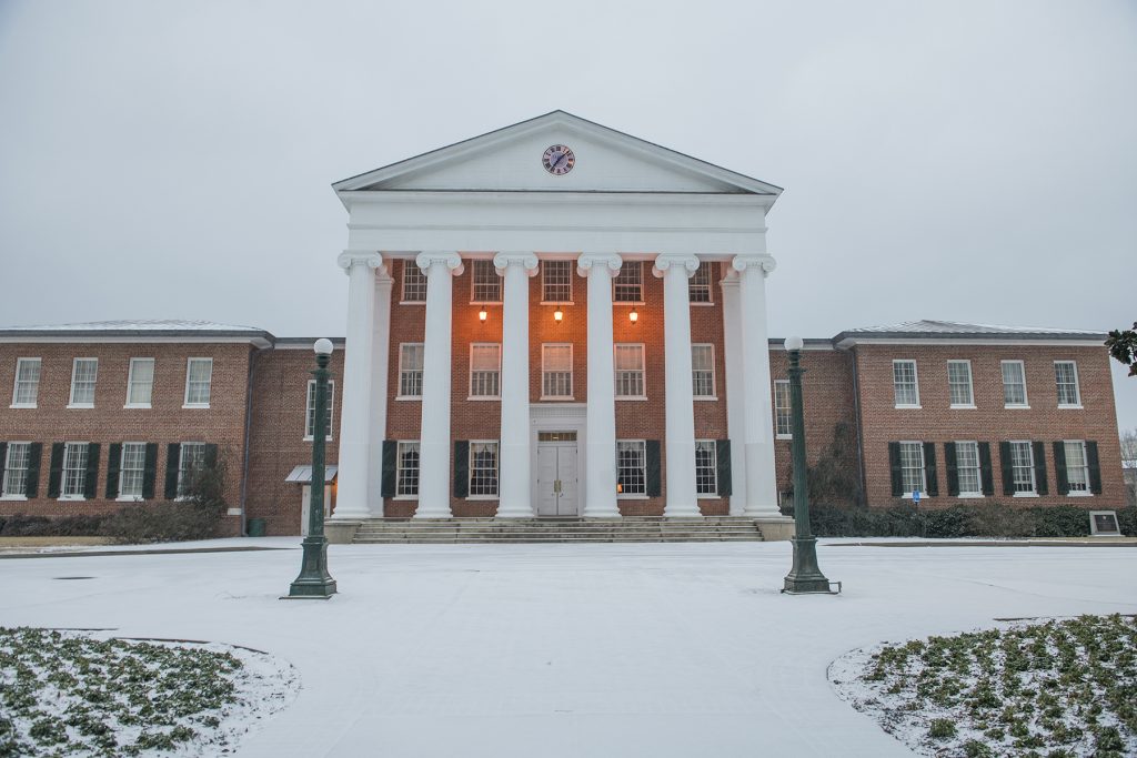 Wintersession 2018 became a winter wonderland and we’re glad that we were able to host final exams after three consecutive snow days. Thanks for being ‘cool’ about it! Photo by Thomas Graning/Ole Miss Communications